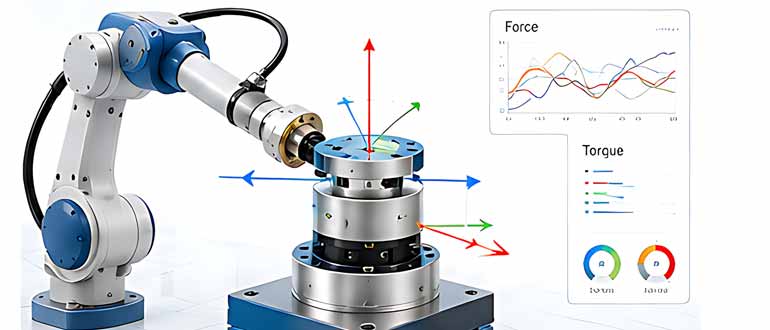 Force and torque sensor load cell